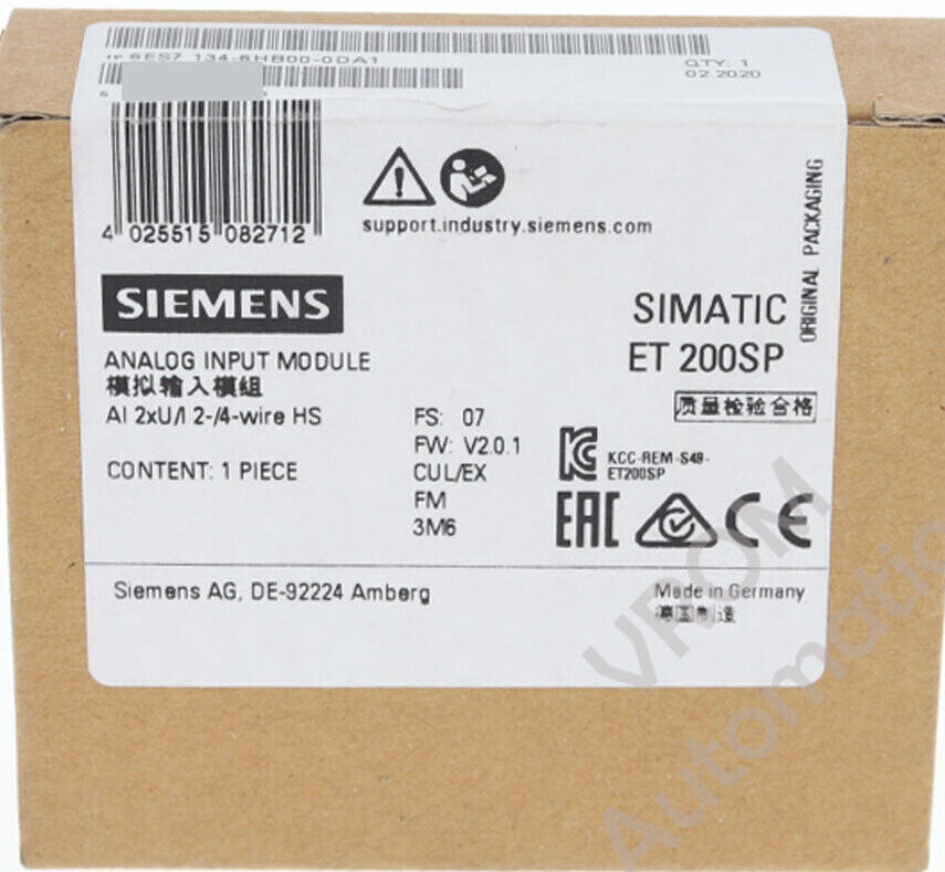 Siemens 6ES7 134-6HB00-0DA1 Analog ...