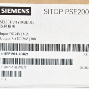Siemens 6EP1961-2BA21 Selectivity Module...