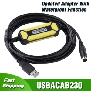 USBACAB230 For Delta DVP PLC Programming Cable USB-DVP USB TO RS232 Adapter For Xinje XC/XD/XE Date Line