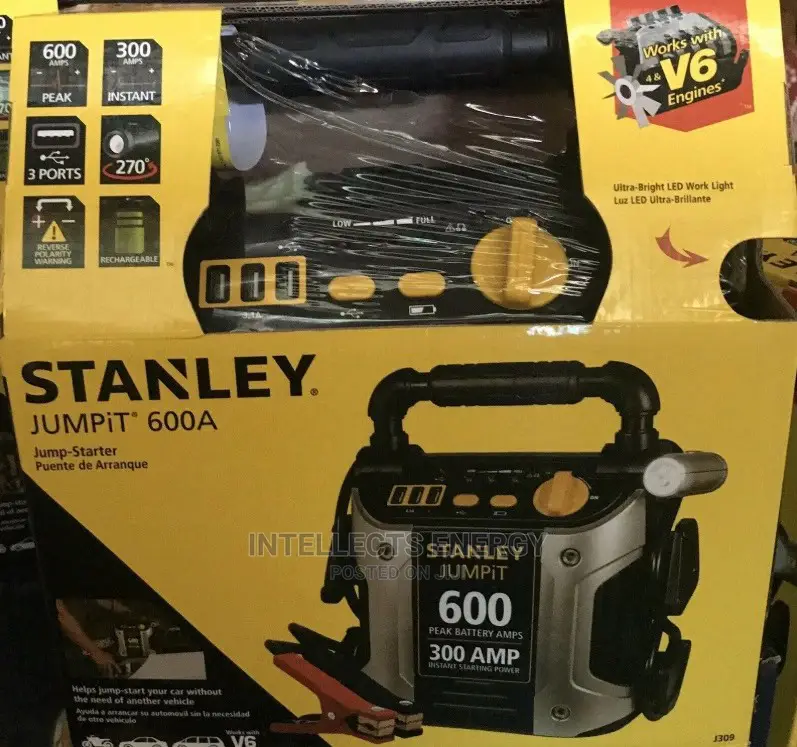 3in1 Stanley J309 600A Jump-Starter for ...