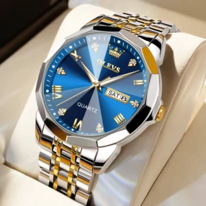 OLEVS 9931 Stainless Steel Strap Waterpr...